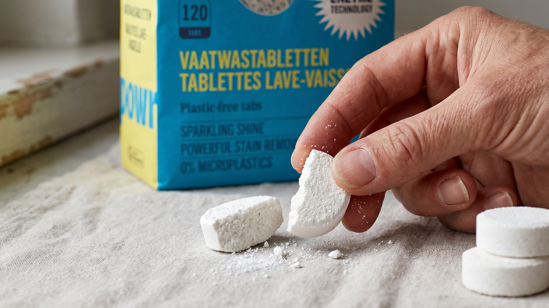 Vaatwasstrips of tabletten: wat wast beter af?