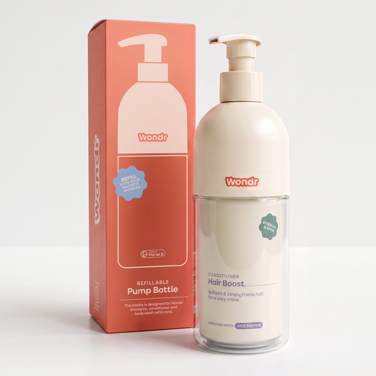 WONDR Refillable Pump Bottle