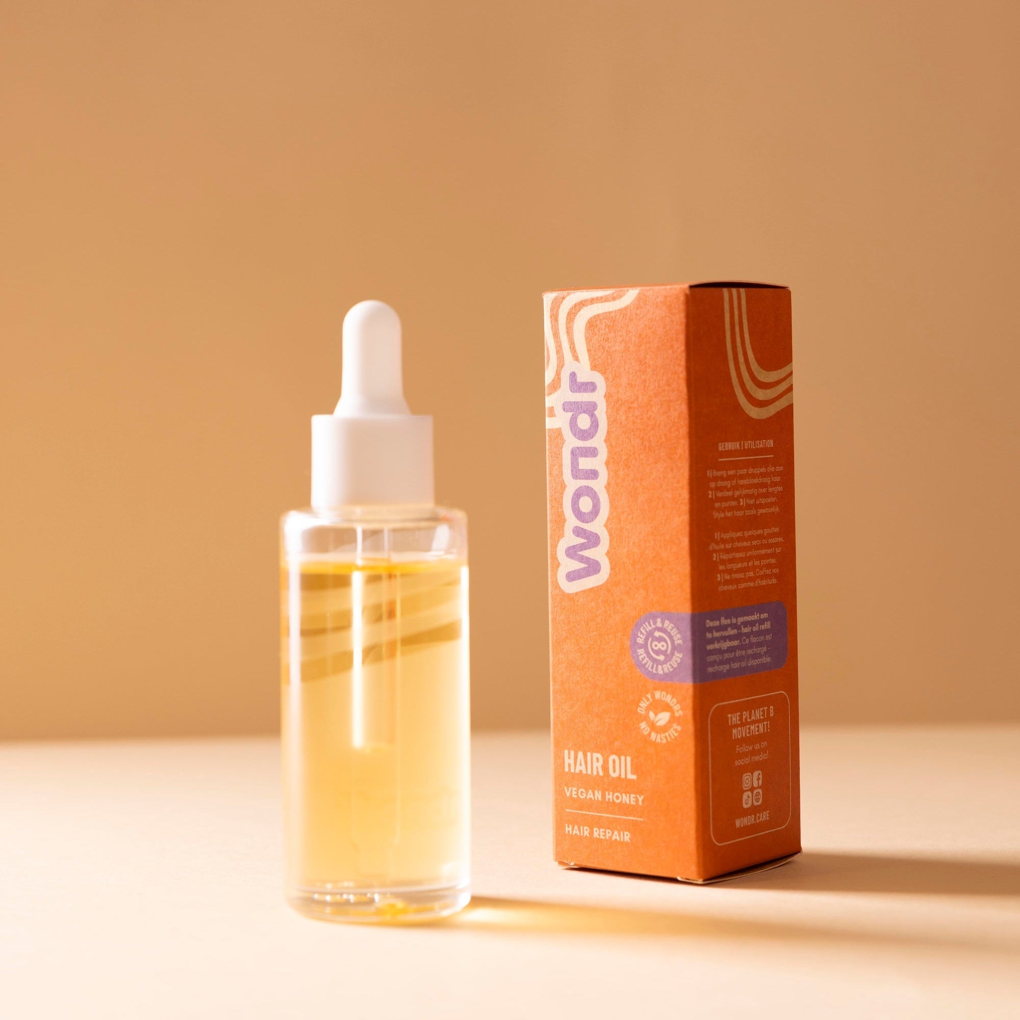 VEGAN HONEY HAIR OIL | Anti-frizz & herstel