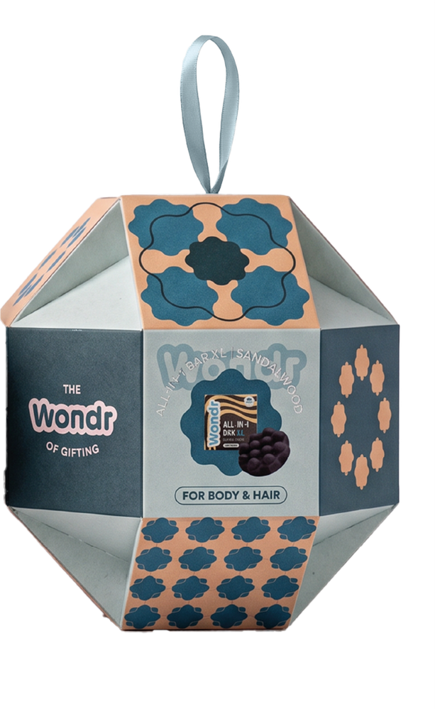 ONTDEK KERSTBAL SANDALWOOD