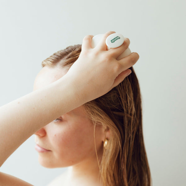 White Scalp Massager - Hover